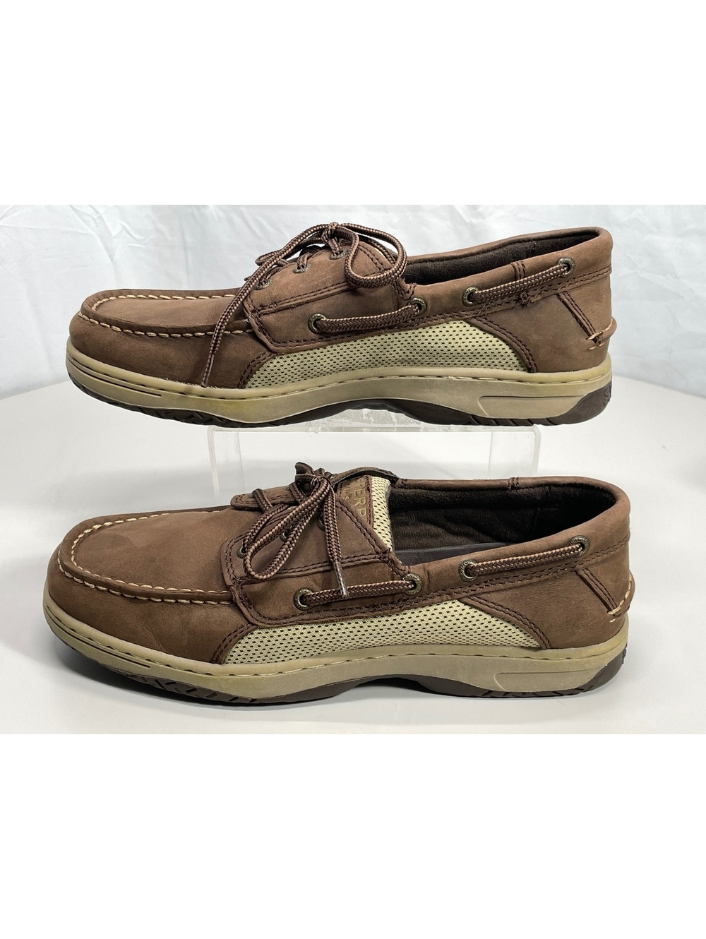 Sperry Top-Sider Brown Leather Boat Shoes BOYS Size 6M